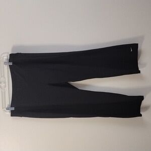 Nike Classic Black Fit Dry Athletic Activewear Yoga Workout Loungewear Pants